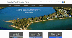 Desktop Screenshot of beautypointtouristpark.com.au